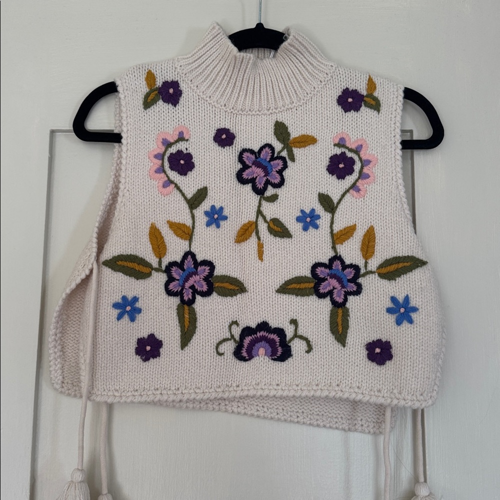 Louisa misha Cream Knit Sweater